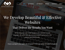 Tablet Screenshot of cliftoncreativeweb.com